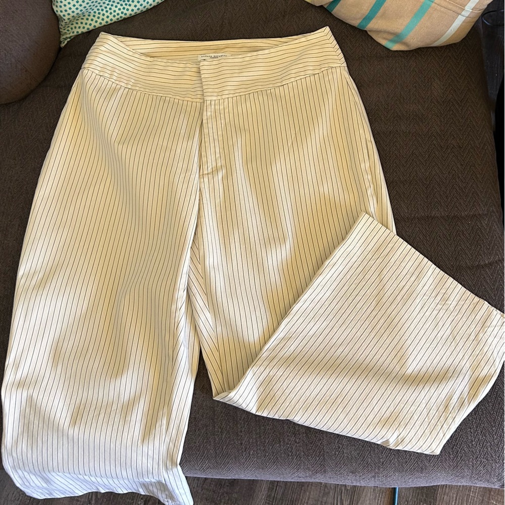 Banana Republic Women’s Camden Pin‎ Stripe Flared Trousers Size 12